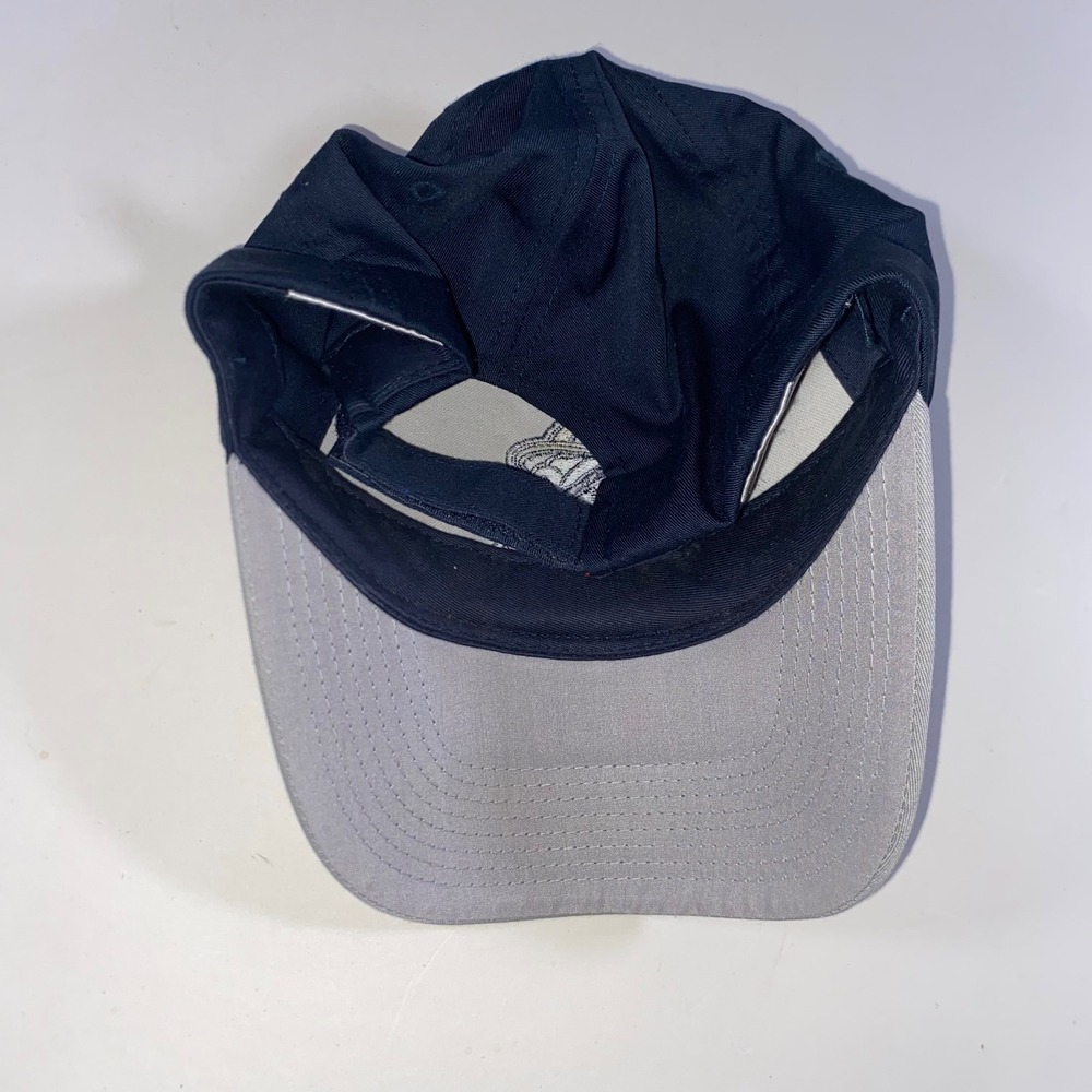 Outdoor Cap Navy Grey Bulldog Hard Hat‎ Construction Baseball Hat One Size - Picture 4 of 5